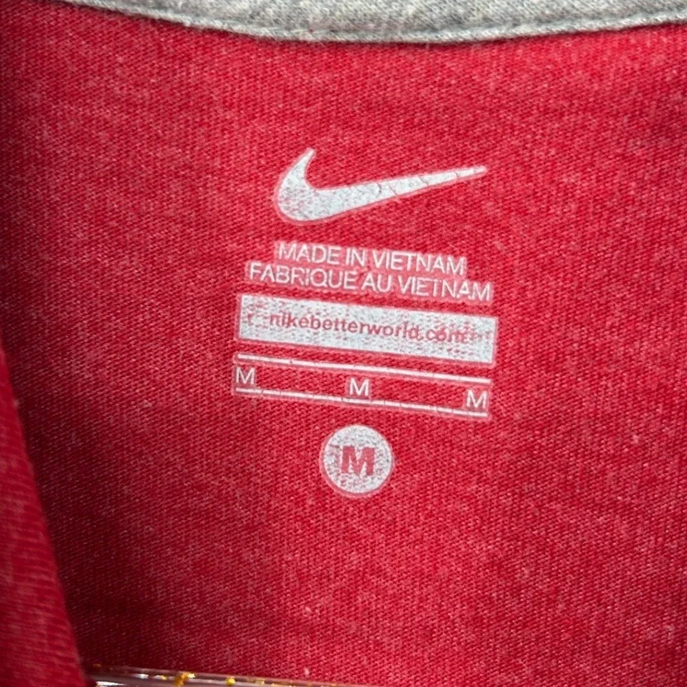 Nike USC Trojans Women Medium Red Pullover Hoodie Sweatshirt Graphic SC Logo